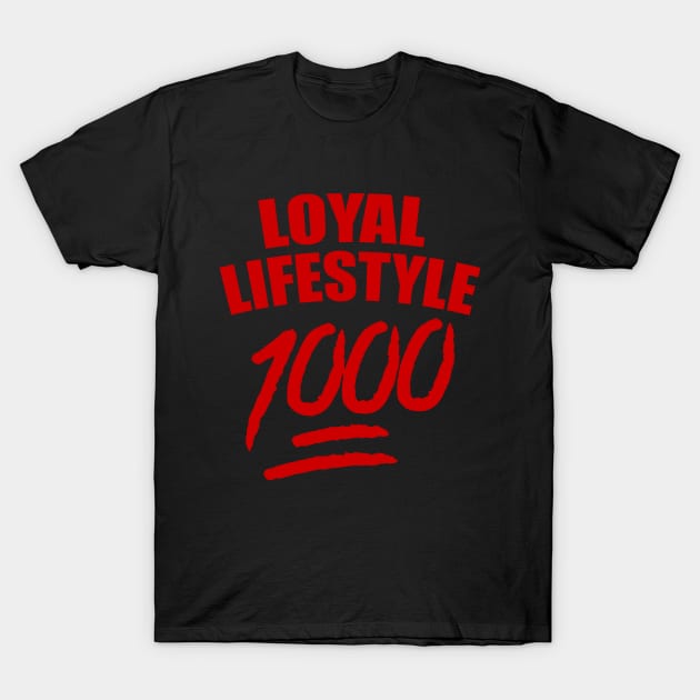 LOYAL LIFESTYLE 1000 - "Stacked Arch Logo" T-Shirt by LoyalLifestyle1000